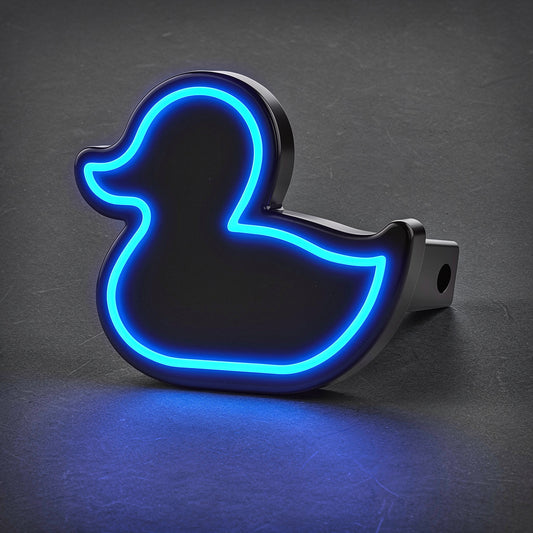 BLUE LED Duck Jeep Hitch Cover