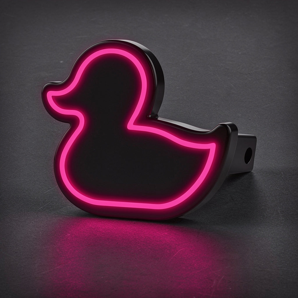 Pink LED Duck Jeep Hitch Cover