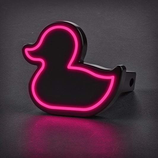 Pink LED Duck Jeep Hitch Cover